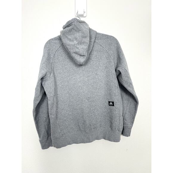 Nike SB Skateboard Icon Hoodie Adults Medium Gray Pullover Sweatshirt - Picture 3 of 10